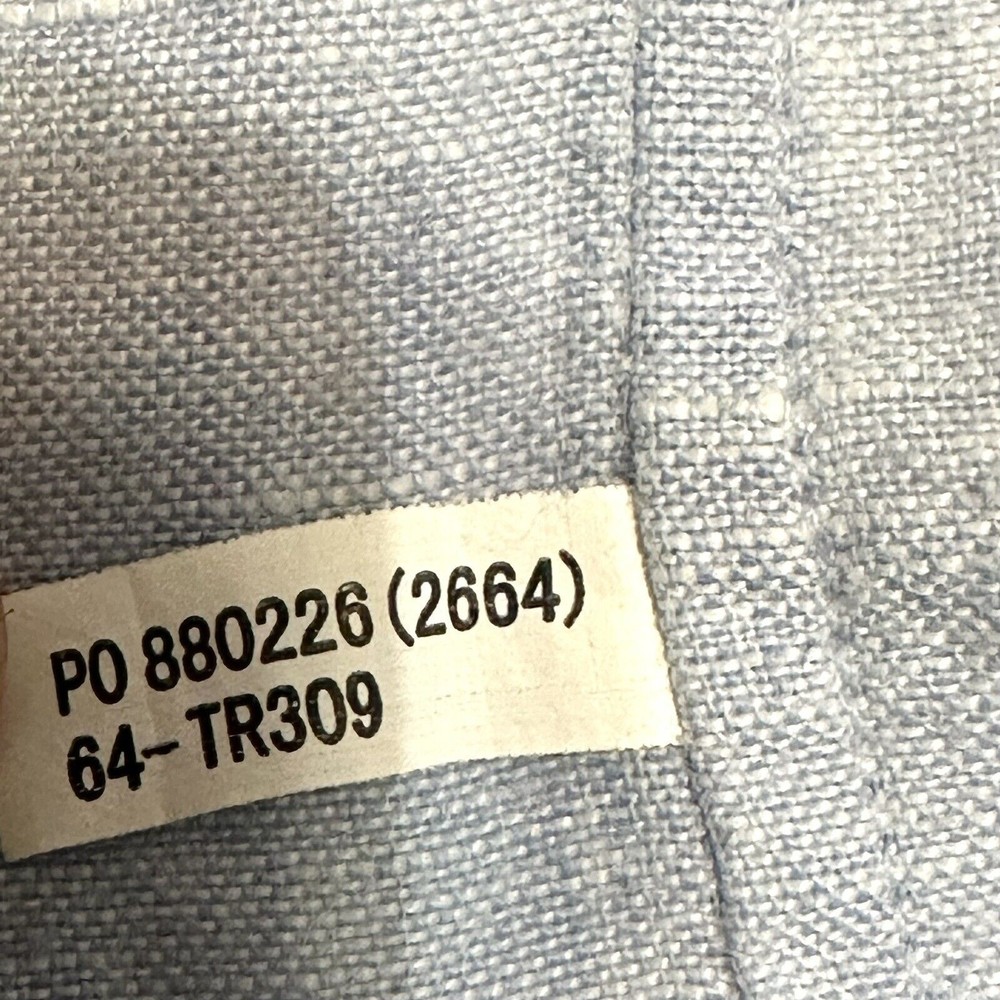 Tommy Bahama Shirt Mens XL Button Up Relax Linen Casual Blue Long Sleeve - Picture 11 of 11